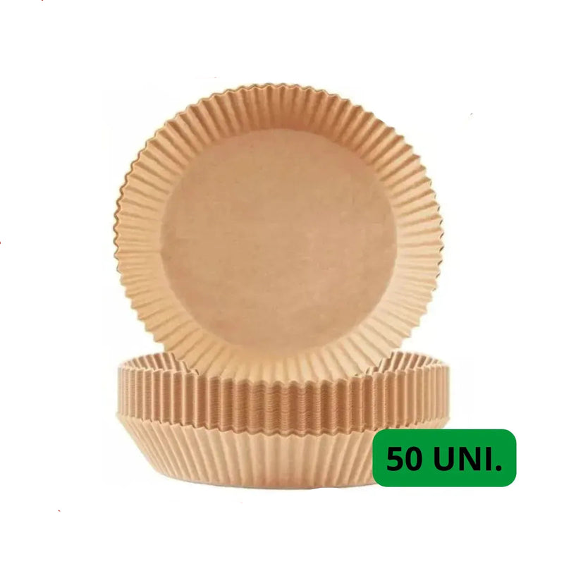 Kit 50 Lining Disposable Paper Special For Air Fryer Kitchen Fryer Gourmet Food-Fast Delivery to Brazil