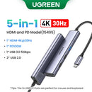 Estação Dock USB 4K120Hz DP Tipo-C USB3.2 Gen2