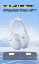 Headphone Sem Fio com Cancelamento de Ruído QCY H3 Lite