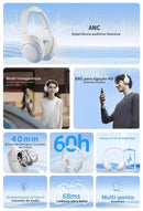 Headphone Sem Fio com Cancelamento de Ruído QCY H3 Lite