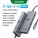 Estação Dock USB 4K120Hz DP Tipo-C USB3.2 Gen2