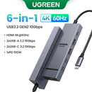 Estação Dock USB 4K120Hz DP Tipo-C USB3.2 Gen2
