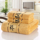 Conjunto de Toalhas de Fibra de Bambu Adulto