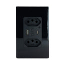 Tomada Dupla Inteligente Smart Wifi Bivolt C/ Usb Alexa 10 A