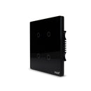 Interruptor Inteligente Wi-Fi 4x4 de 4 Botões Preto