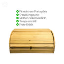 Porta-Pão em Madeira Pinus